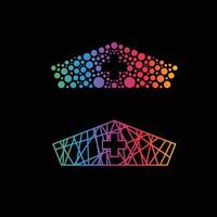 abstract geometric elements vector