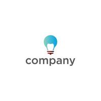 lightbulb containing a tooth vector