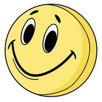 a smiley face with a big smile on it vector
