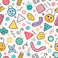 seamless pattern with colorful background, vector