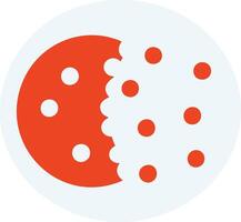 Minimalist logo design, broken circle, orange and white color scheme, polka dot pattern, abstract geometric shape vector