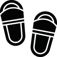 Flip Flop Illustration Detailed Icon vector