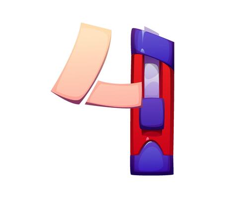 School education font utility knife 4 digit