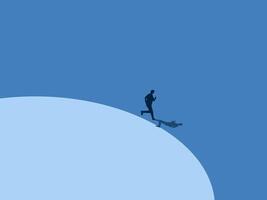 Finding new opportunities, entrepreneurs jump out of the box vector
