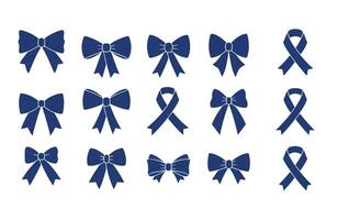 Luxury Ribbon Bow Icons for Websites vector