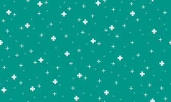 Medical cross seamless pattern. Plus Geometric background. Geometric vector