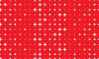 Medical cross seamless pattern. Plus background. vector