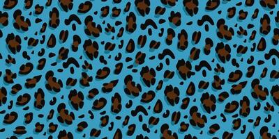 Leopard seamless pattern. Animalistic print for fabric, paper. hand-drawn background vector