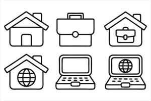 Setup Essentials Icon Set for Configuration vector