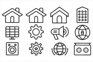 Settings Mastery Configuration Icons vector