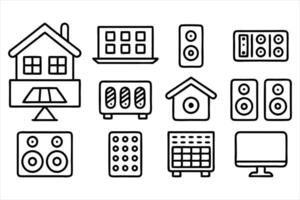 Perfect Setup User Preferences Icons vector
