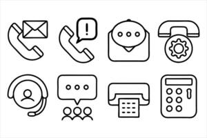 Instant Support Troubleshooting Icons vector