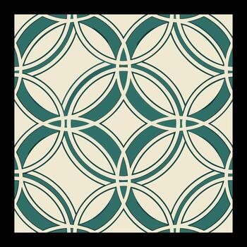 retro seamless pattern with geometric elements on a black background, illustration vector