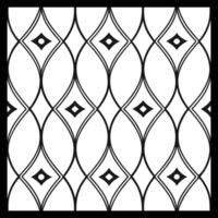 a black and white pattern with a diamond shape. vector