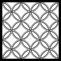 Black and white ornamental seamless pattern with floral elements. illustration. vector