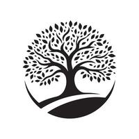 Deciduous Tree Silhouette Vectors for DIY Projects