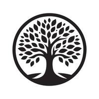Deciduous Tree Silhouette Vectors for Infographic Projects