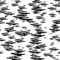 Seamless pattern with black pencil brushstrokes in shapes on background vector
