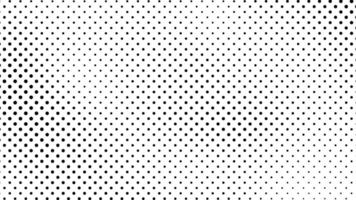 Grunge halftone background with dots. Black and white pop art pattern in comic style. Monochrome dot texture vector