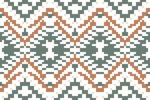 Ethnic Pattern Colorful Abstract Geometric Patternfolk Embroidery, Aztec Geometric Ornament Print. Design for Carpet, Wallpaper, Clothing, Wrapping, Fabric vector