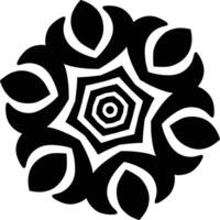 Decorative Simple Mandala Art Circular Pattern in the Form of a Mandala Decorative Ornament in Ethnic Oriental Style. vector
