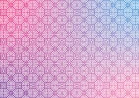 Purple pattern gradient square art background vector