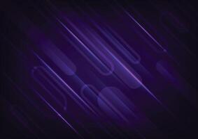 Tech abstract dark purple geometry background vector