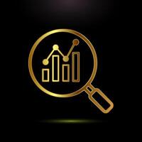 Data analytics icon design vector