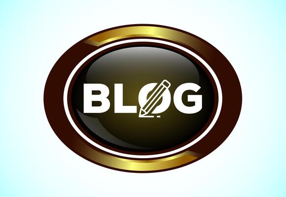 Blog icon, Content writing icon, Button design