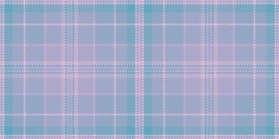 Girly pattern seamless plaid, expensive texture textile tartan. Refresh check fabric background in pastel and light colors. vector
