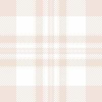 Cell background texture check, dining room seamless plaid tartan. Deluxe fabric textile pattern in light and white colors. vector