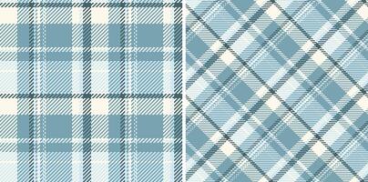 Elegant cooltoned plaid patterns, perfect for textile design, fashion, and website backgrounds. Two distinct yet harmonious styles offer versatile design options. vector