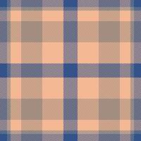 Stylish herringbone plaid pattern in muted peach, blue, and grey tones. Perfect for textile designs, website backgrounds, or fashion-related projects. Offers a sophisticated and modern aesthetic. vector