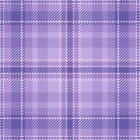 Madras seamless plaid , length fabric texture check. Linear tartan textile pattern background in light and violet colors. vector