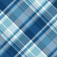 Striking abstract plaid pattern in cool blues and whites. Perfect for textile design, website backgrounds, or modern branding. Clean lines and a sophisticated color palette create a versatile image. vector