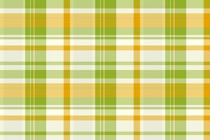 Vibrant green and gold plaid pattern. Perfect for textile design, website backgrounds, or crafting projects. Offers a fresh, cheerful aesthetic. Ideal for spring or summer themes. vector
