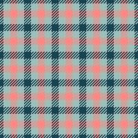 Nice check pattern, gentle tartan background texture. Quilted plaid textile fabric seamless in pastel and cyan colors. vector
