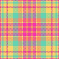 Dog tooth check background, stripped pattern seamless plaid. Screen texture tartan fabric textile in amber and teal colors. vector
