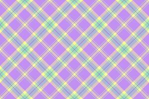 Layout plaid background check, hounds fabric tartan. Colourful textile texture pattern seamless in violet and lime colors. vector