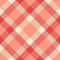 Workshop fabric seamless , copy space check texture tartan. Dog tooth background textile plaid pattern in red and light colors. vector