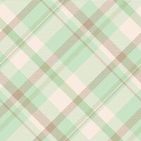 Pop textile check fabric, nostalgia pattern seamless texture. Graphic background tartan plaid in light and pastel colors. vector