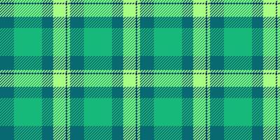 Elegance plaid seamless , list pattern background tartan. Decor fabric check textile texture in mint and cyan colors. vector