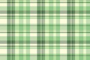 Elegant pastel green and cream plaid pattern. Perfect for textile design, website backgrounds, or crafting projects. Subtle yet stylish, this seamless texture offers a versatile design solution. vector