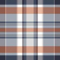 Dining room tartan fabric background, dogtooth plaid seamless textile. Pyjamas pattern texture check in blue and white colors. vector