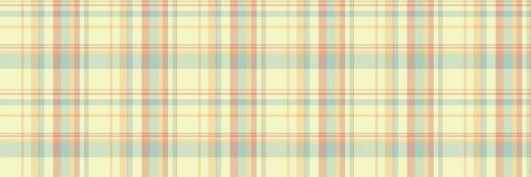 Tweed plaid background texture, wear fabric textile tartan. Packing check seamless pattern in light and red colors. vector