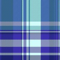 Many texture fabric tartan, luxury pattern plaid. Glamour seamless background check textile in indigo and cyan colors. vector