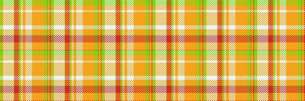 Vibrant orange, green, and white plaid pattern. Perfect for textile designs, website backgrounds, or crafting projects. This cheerful, seamless texture adds a touch of summery energy to any design. vector