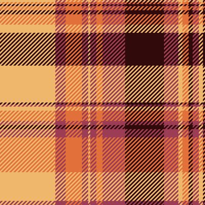 Soft pattern seamless texture, simplicity textile background tartan. Tidy check plaid fabric in orange and red colors.