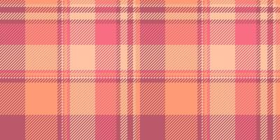 Oktoberfest texture background, seasonal fabric textile seamless. Simplicity tartan plaid pattern check in orange and red colors. vector