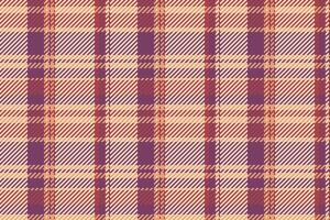 Screen background pattern, linear textile fabric texture. Anniversary tartan check plaid seamless in light and pink colors. vector